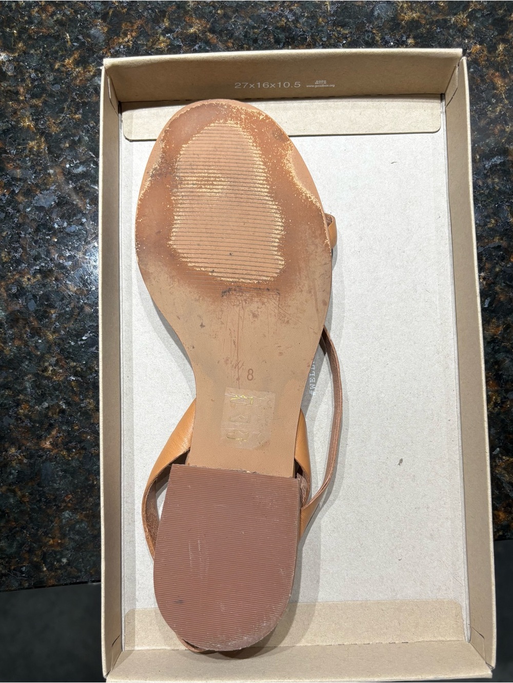 Madewell Sandals Bare Asymmetrical in Leather - Picture 5 of 5
